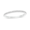 Thumbnail Image 1 of 1/6 CT. T.W. Certified Diamond Anniversary Band in Platinum (I/SI2)