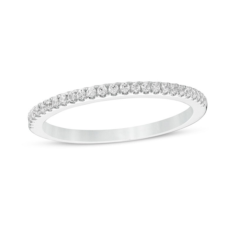 Main Image 1 of 1/6 CT. T.W. Certified Diamond Anniversary Band in Platinum (I/SI2)