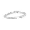Thumbnail Image 1 of 1/6 CT. T.W. Certified Diamond Contour Anniversary Band in Platinum (I/SI2)