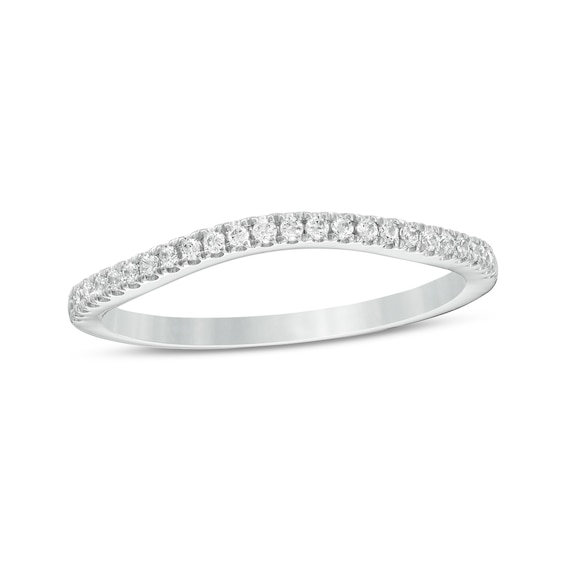 1/6 CT. T.w. Certified Diamond Contour Anniversary Band in Platinum (I/Si2)