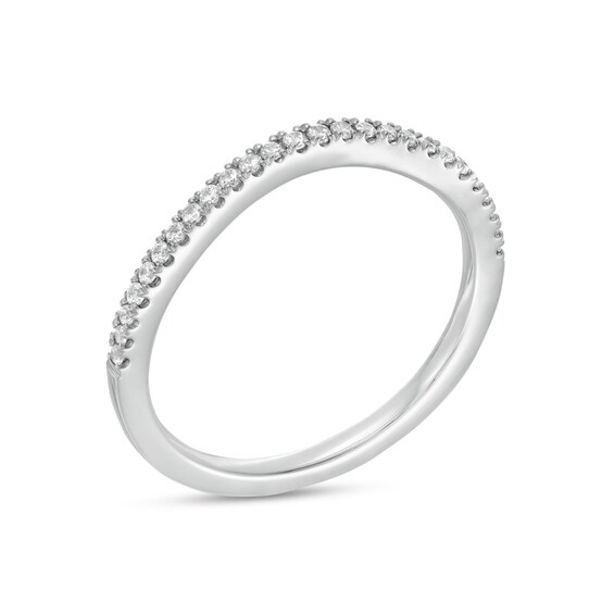 1/6 CT. T.w. Certified Diamond Contour Anniversary Band in Platinum (I/Si2)