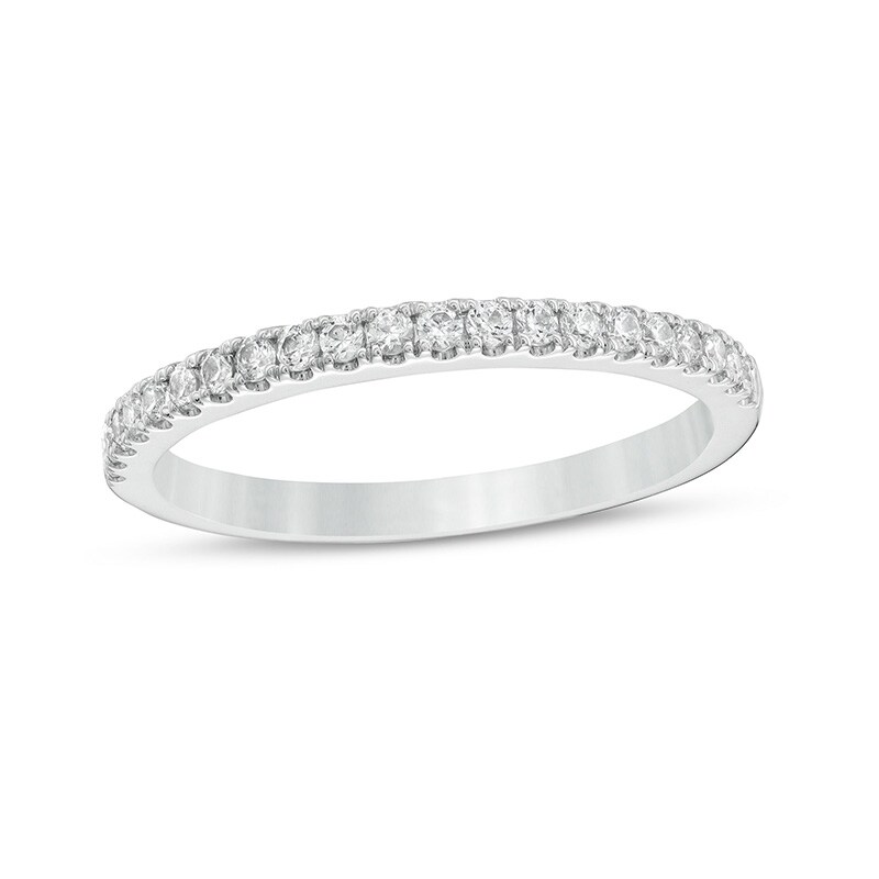 Main Image 1 of 1/4 CT. T.W. Certified Diamond Anniversary Band in Platinum (I/SI2)