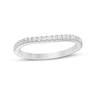 Thumbnail Image 1 of 1/4 CT. T.W. Certified Diamond Contour Anniversary Band in Platinum (I/SI2)