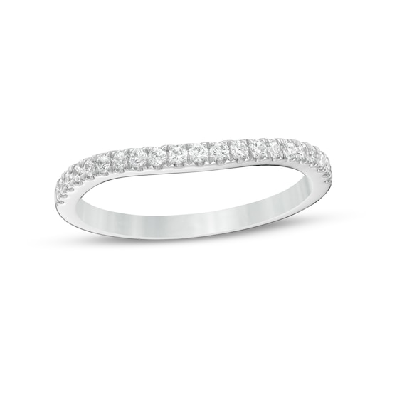 1/4 CT. T.w. Certified Diamond Contour Anniversary Band in Platinum (I/Si2)