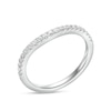Thumbnail Image 3 of 1/4 CT. T.W. Certified Diamond Contour Anniversary Band in Platinum (I/SI2)