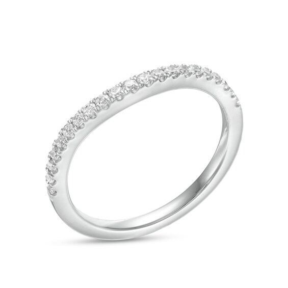 1/4 CT. T.w. Certified Diamond Contour Anniversary Band in Platinum (I/Si2)