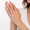Thumbnail Image 2 of 2 CT. T.W. Certified Princess-Cut Diamond Frame Engagement Ring in Platinum (I/SI2)