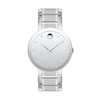 Thumbnail Image 0 of Men's Movado Sapphire™ Diamond Accent Watch with Silver-Tone Dial (Model: 0607587)