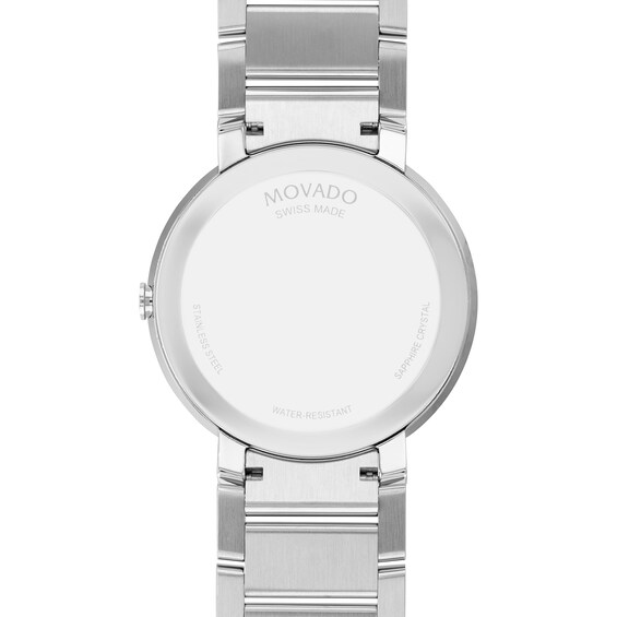 Men's Movado Sapphireâ¢ Diamond Accent Watch with Silver-Tone Dial (Model: 0607587)