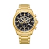 Thumbnail Image 0 of Men's Citizen Eco-Drive® Gold-Tone Chronograph Watch with Black Dial (Model: AT2132-53E)