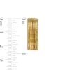 Thumbnail Image 3 of 20.0mm Diamond-Cut Border Multi-Row Hoop Earrings in 14K Gold