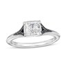 Thumbnail Image 1 of Vera Wang Love Collection Limited Edition 1 CT. T.W. Certified Princess-Cut Diamond Ring in 14K White Gold (I/SI2)