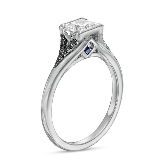 Vera Wang Love Collection Limited Edition 1 CT. T.w. Certified Princess-Cut Diamond Ring in 14K White Gold (I/Si2)