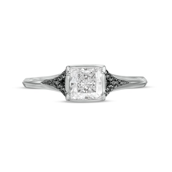 Vera Wang Love Collection Limited Edition 1 CT. T.w. Certified Princess-Cut Diamond Ring in 14K White Gold (I/Si2)