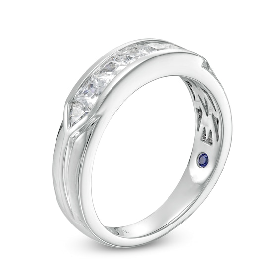 Vera Wang Men's Linited Edition 1-1/3 CT. T.w. Diamond Wedding Band in 14K White Gold