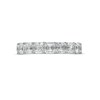 Thumbnail Image 3 of Vera Wang Love Collection 2-3/8 CT. T.W. Certified Asscher-Cut Diamond Anniversary Band in 14K White Gold (I/SI2)
