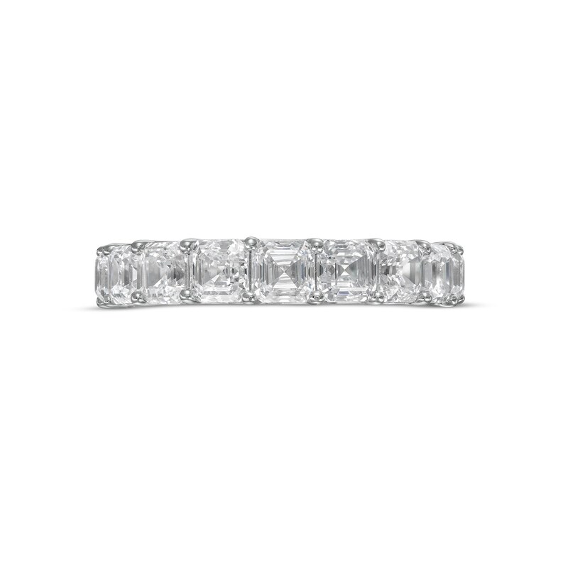 Main Image 3 of Vera Wang Love Collection 2-3/8 CT. T.W. Certified Asscher-Cut Diamond Anniversary Band in 14K White Gold (I/SI2)