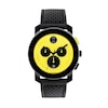 Thumbnail Image 1 of Men's Movado Bold® TR90 Black Chronograph Strap Watch with Yellow Dial (Model: 3600766)