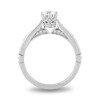Thumbnail Image 3 of Enchanted Disney Majestic Princess 3/4 CT. T.W. Diamond Crown Engagement Ring in 14K White Gold