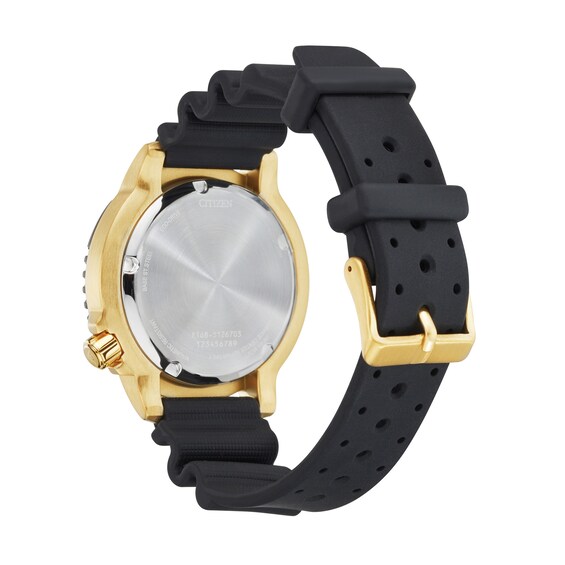 Men's Citizen Eco-DriveÂ® Promaster Diver Strap Watch with Black Dial (Model: Bn0152-06E)