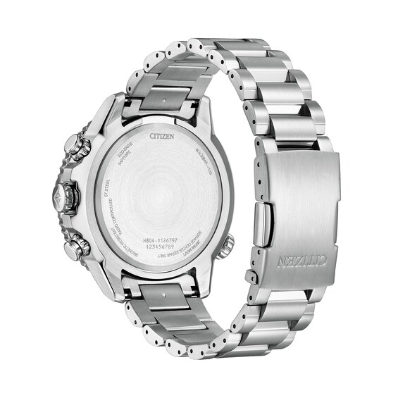 Men's Citizen Eco-DriveÂ® Promaster Navihawk Chronograph Watch with Blue Dial (Model: At8220-55L)