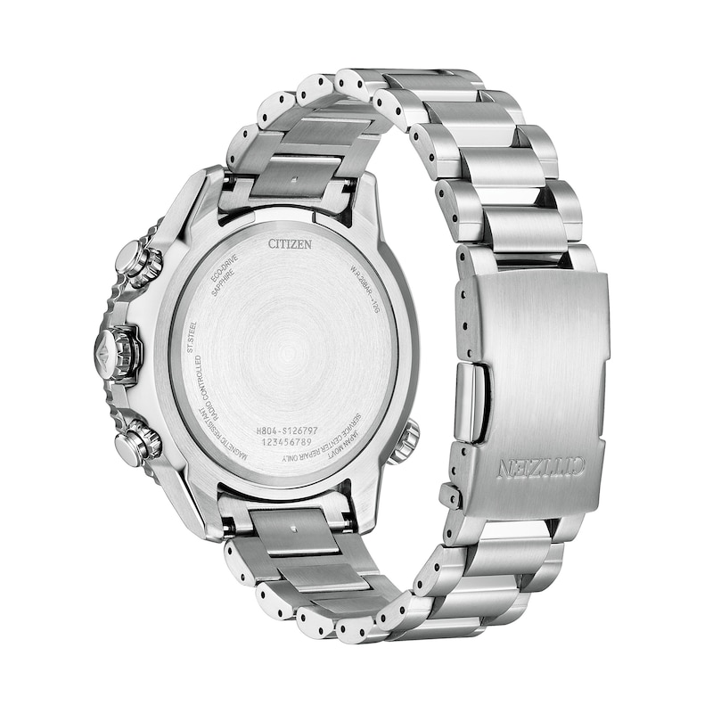 Main Image 4 of Men's Citizen Eco-Drive® Promaster Navihawk Chronograph Watch with Blue Dial (Model: AT8220-55L)