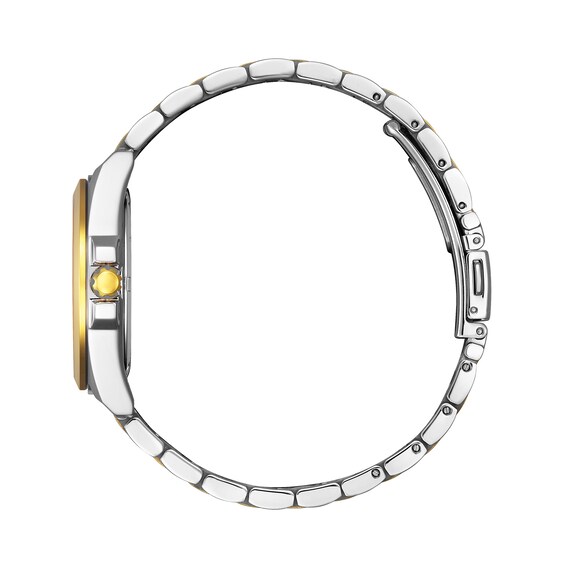 Ladies' Citizen Eco-DriveÂ® Corso Two-Tone Watch with Mother-of-Pearl Dial (Model: Eo1224-54D)