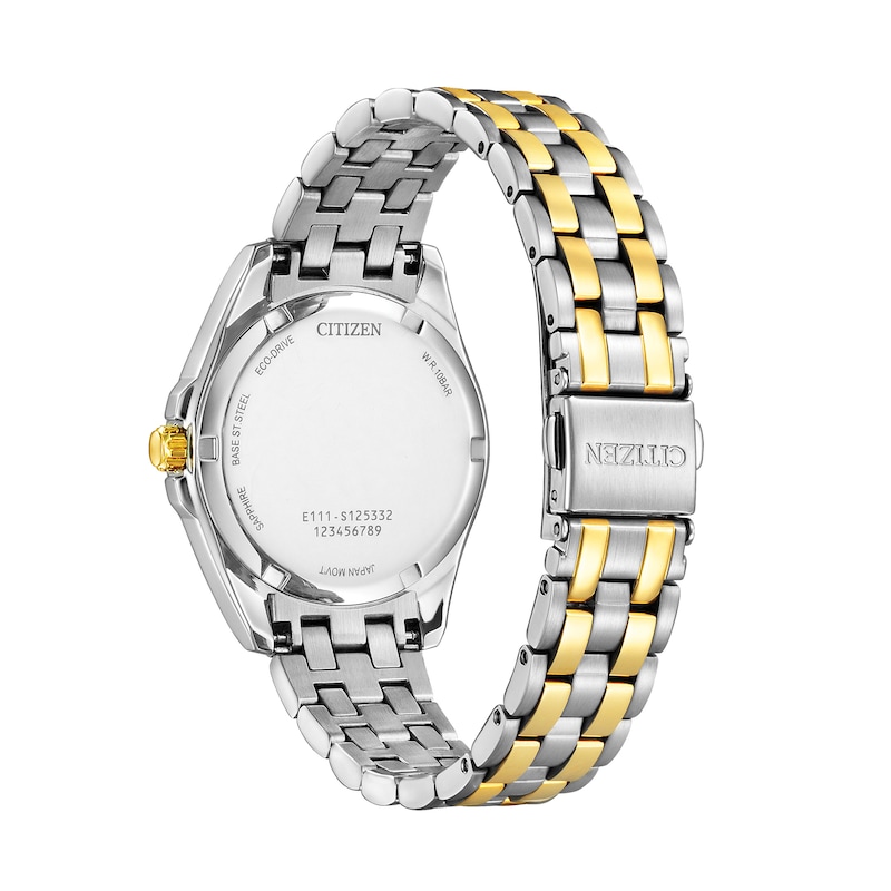 Main Image 3 of Ladies' Citizen Eco-Drive® Corso Two-Tone Watch with Mother-of-Pearl Dial (Model: EO1224-54D)