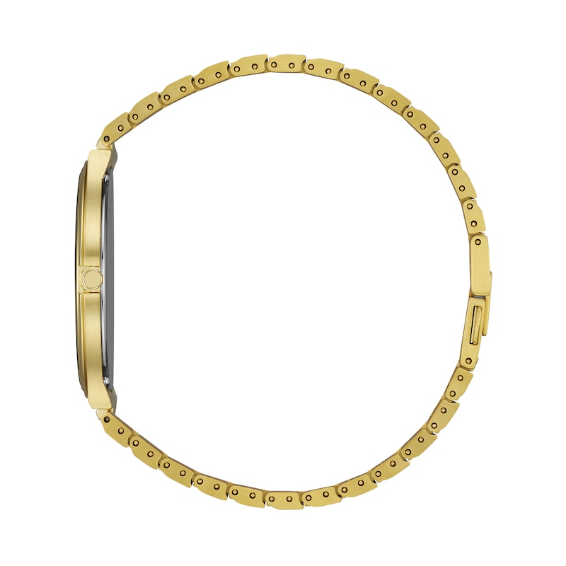 Main Image 3 of Citizen Eco-Drive® Stiletto Gold-Tone Watch with Black Dial (Model: AR3112-57E)
