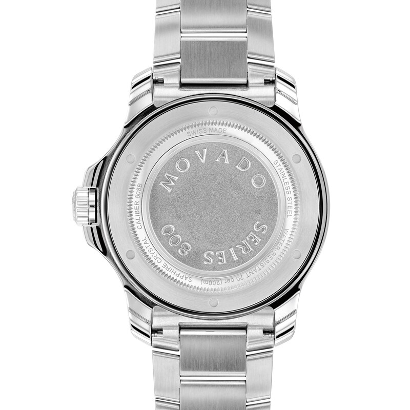 Main Image 3 of Men's Movado Series 800® Automatic Watch with Black Carbon Fiber Dial (Model: 2600157)