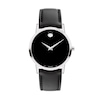 Thumbnail Image 1 of Ladies' Movado Museum Classic Strap Watch with Black Dial (Model: 0607583)