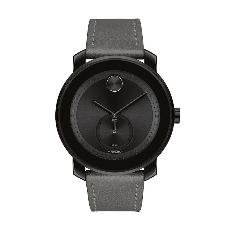 Main Image 1 of Men's Movado Bold® Sport Black IP Strap Watch with Black Dial (Model: 3600770)