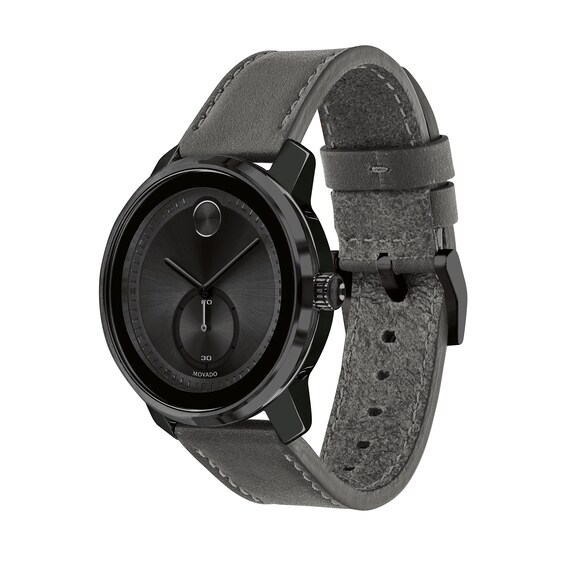 Men's Movado BoldÂ® Sport Black IP Strap Watch with Black Dial (Model: 3600770)