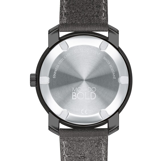 Men's Movado BoldÂ® Sport Black IP Strap Watch with Black Dial (Model: 3600770)