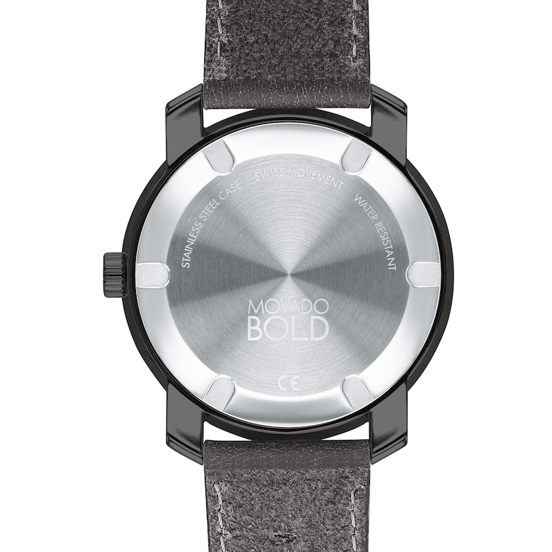 Main Image 3 of Men's Movado Bold® Sport Black IP Strap Watch with Black Dial (Model: 3600770)