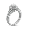Thumbnail Image 3 of Marilyn Monroe™ Collection 1 CT. T.W. Diamond Frame Vintage-Style Split Shank Bridal Set in 14K White Gold