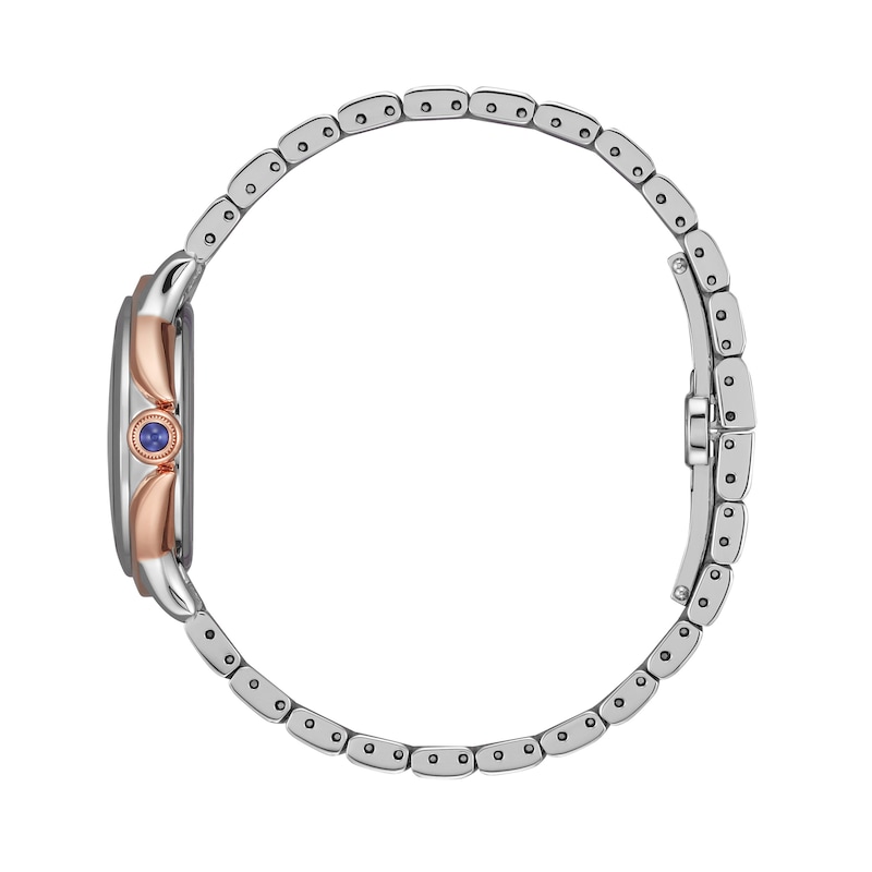 Main Image 2 of Ladies' Citizen Eco-Drive® Ceci Diamond Accent Two-Tone Watch with Silver-Tone Dial (Model: EM0956-54A)