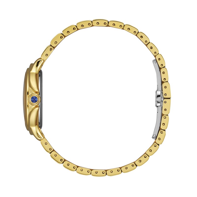 Main Image 2 of Ladies' Citizen Eco-Drive® Ceci Diamond Accent Gold-Tone Watch with Silver-Tone Dial (Model: EM0952-55A)