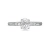 Thumbnail Image 3 of Vera Wang Love Collection 7/8 CT. T.W. Oval Diamond Engagement Ring in 14K White Gold