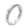 Thumbnail Image 3 of Vera Wang Love Collection Limited Edition 1/3 CT. T.W. Diamond Wedding Band in 14K White Gold