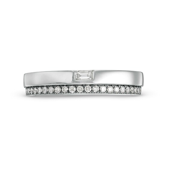Vera Wang Love Collection Limited Edition 1/3 CT. T.w. Diamond Wedding Band in 14K White Gold