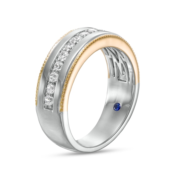 Silver Ring Zales Mens Wedding Band Zales Vera Wang Men's 5/8