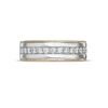 Thumbnail Image 2 of Vera Wang Men's 5/8 CT. T.W. Diamond Vintage-Style Wedding Band in 14K Two-Tone Gold
