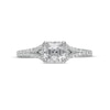 Thumbnail Image 2 of Vera Wang Love Collection 1-1/3 CT. T.W. Certified Asscher-Cut Diamond Engagement Ring in 14K White Gold (I/SI2)