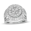 Thumbnail Image 0 of 2 CT. T.W. Composite Diamond Split Shank Ring in 10K White Gold