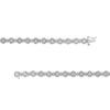 Thumbnail Image 3 of 3 CT. T.W. Diamond Alternating Line Bracelet in 10K White Gold – 7.5"
