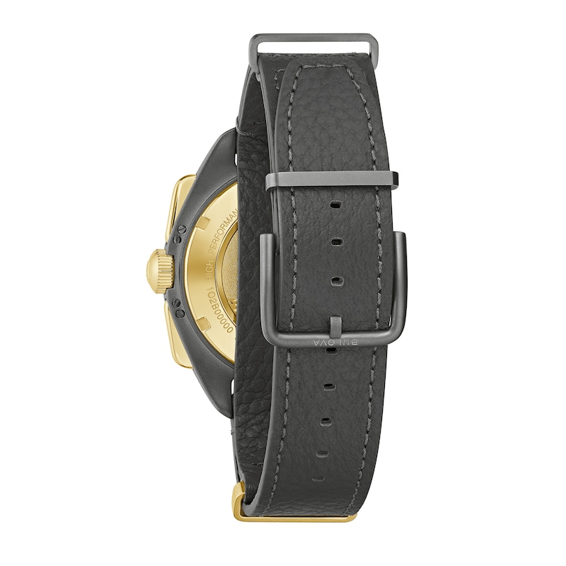 Main Image 3 of Men's Limited Edition Bulova Lunar Pilot Archive Series Two-Tone Chronograph Strap Watch with Grey Dial (Model: 98A285)