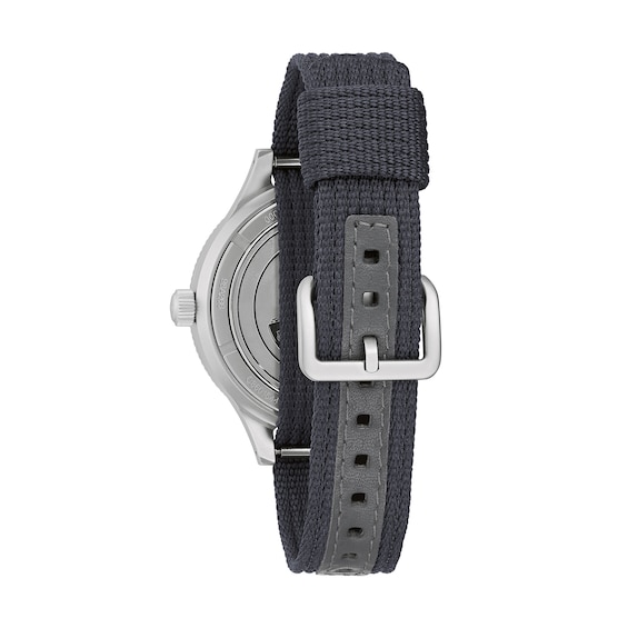 Men's Bulova Archive Series Mil-Ships-W-2181 Submersible Automatic Strap Watch with Black Dial (Model: 98A266)