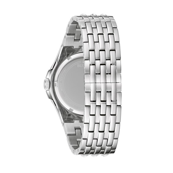 Men's Bulova Phantom Baguette Crystal Accent Watch with Blue Dial (Model: 96A254)