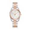 Thumbnail Image 0 of Ladies' Bulova Surveyor Diamond Accent Two-Tone Watch with Mother-of-Pearl Dial (Model: 98P207)